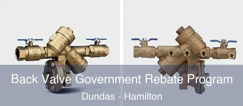  Back Valve Government Rebate Program Dundas - Hamilton