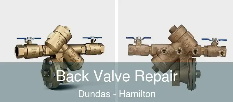  Back Valve Repair Dundas - Hamilton