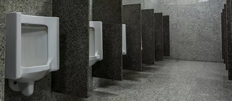 Urinal Divider Installation in Dundas, Hamilton